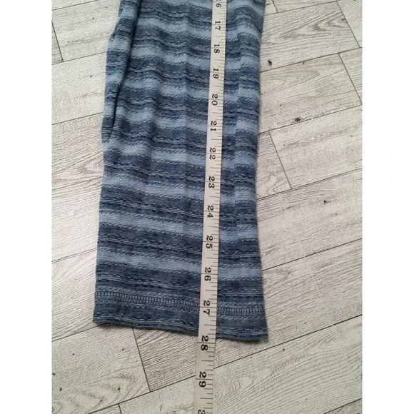 Men's Faherty Island Popover Hoodie Blue Stripe Cotton Size XL Soft Beachy Top - Picture 8 of 9